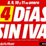 Aprovecha el Día Sin IVA de MediaMarkt en enero